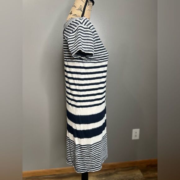 Anthropologie Maeve Haven  cream white stripes size small beach travel vaca - Picture 7 of 9